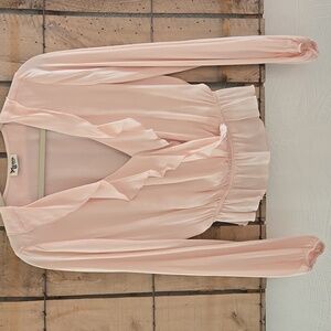 Show Me Your MuMu Light Pink Brewster Top